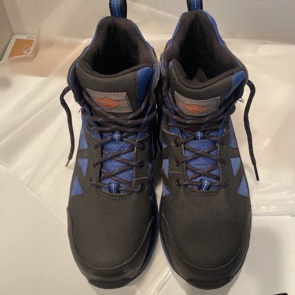 Merrell Safety‎ Toe Work Shoe Carbon Fiber Toe EH Oil Resistant Men’s Sz 7 Blue main image 6